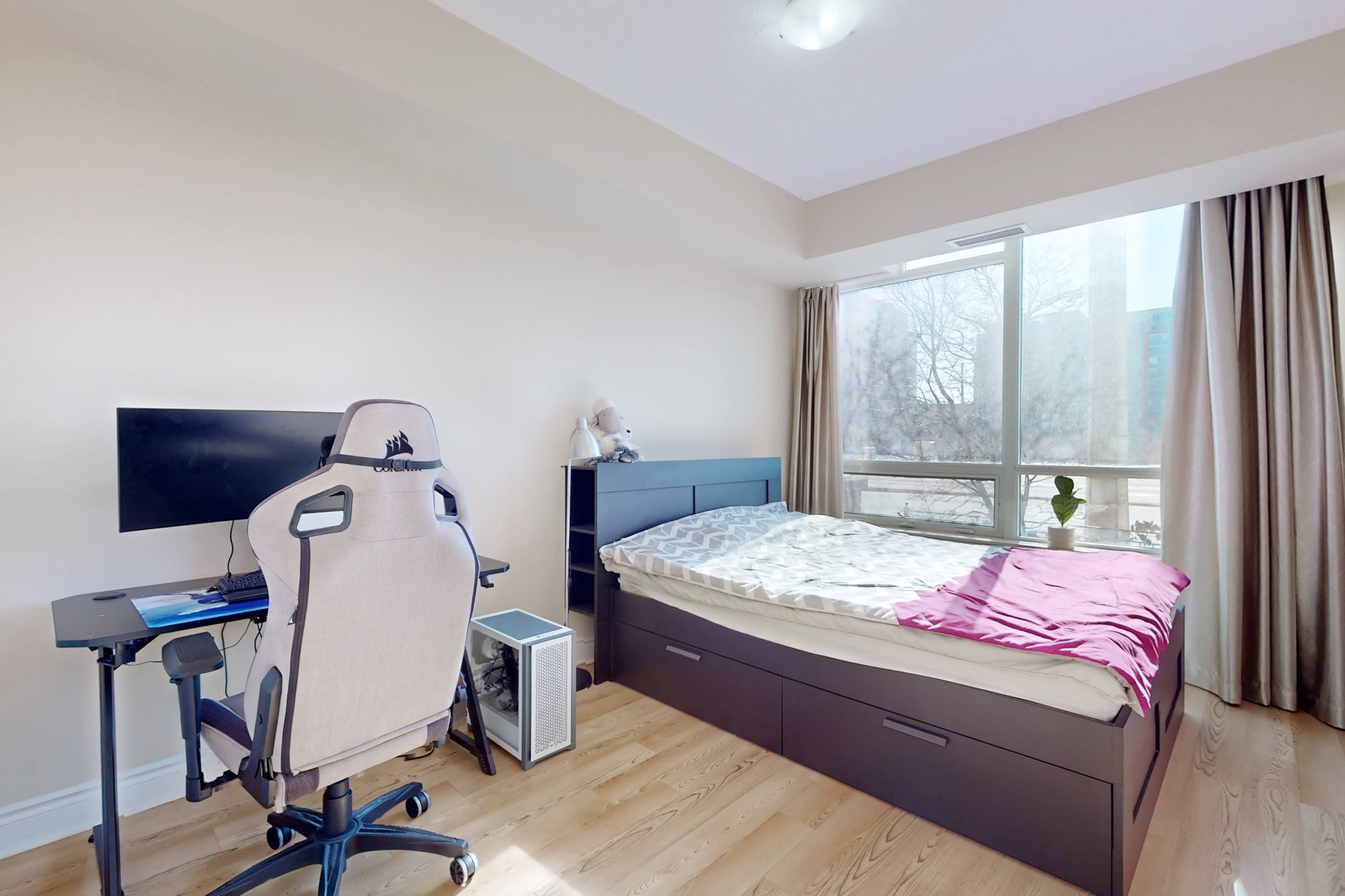 Second bedroom with double closet