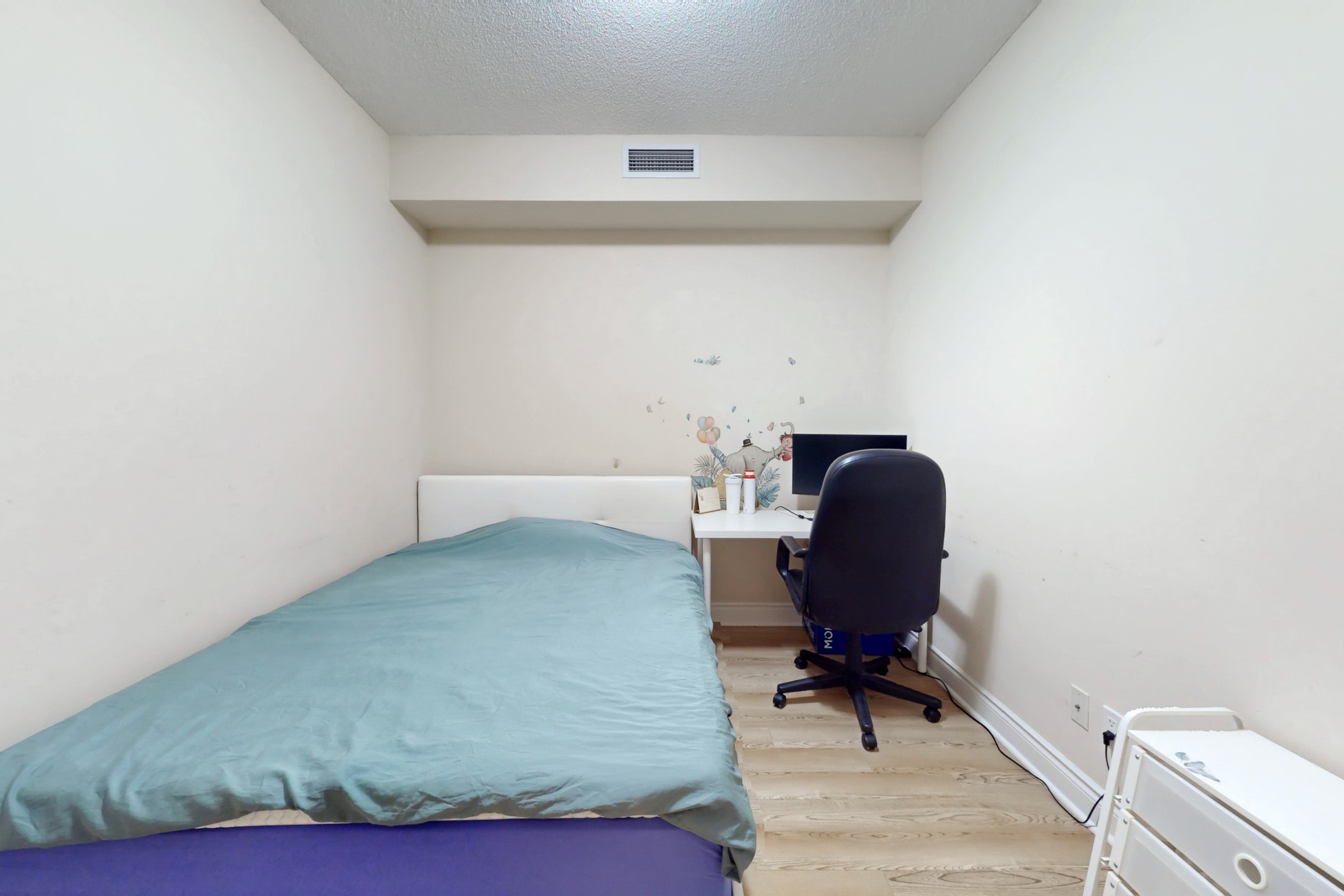 Den with French doors, ideal as home office or third bedroom