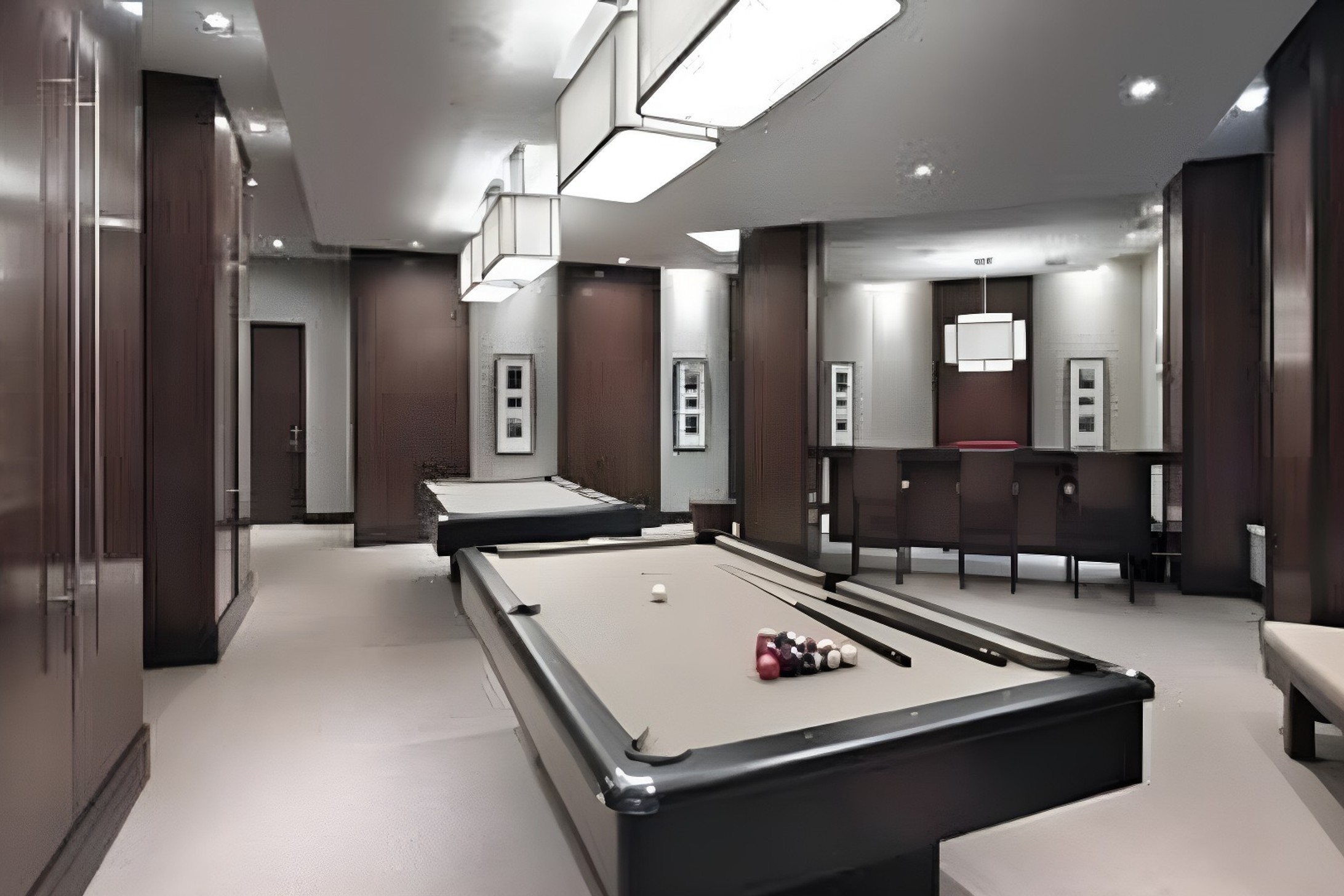 Billiards room and party room