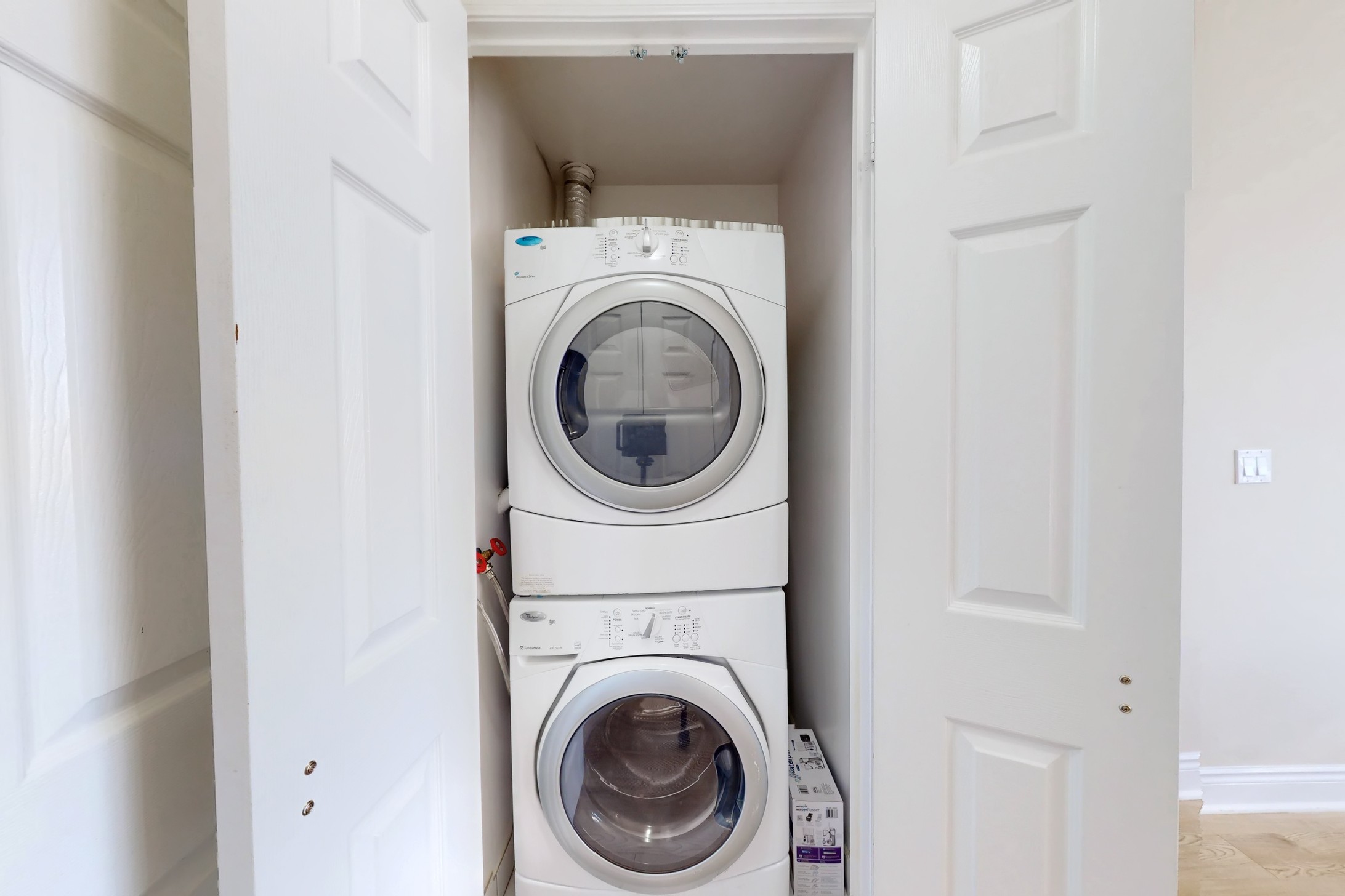 In-suite washer and dryer